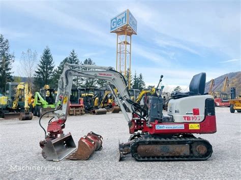 Used Takeuchi TB108 Excavator for sale 